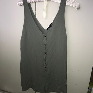 Forever 21 green romper